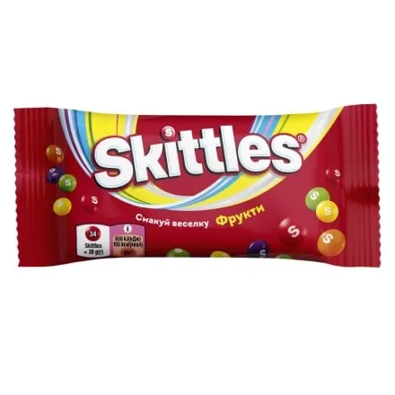 Драже 38г Skittles Фрукти - Photo 1
