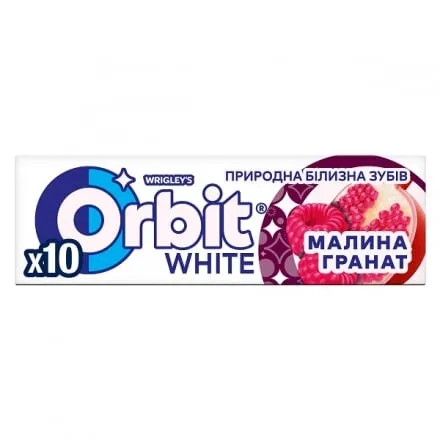 Жувальна гумка 14г Wrigley's Орбіт White Малина-гранат - Photo 1