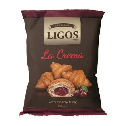 Круасан 210 г La Crema з начинкою зі смаком вишні - Photo 1