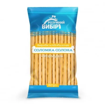 Соломка 80г Розумний вибір Формула солона - Photo 1