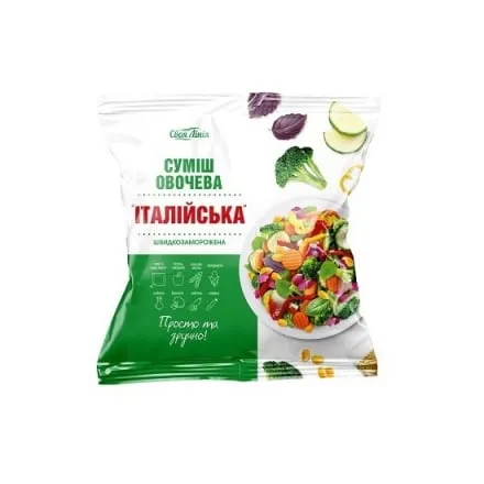 Сумiш овочeва 400г Своя Лiнiя «Італійська» швидкозаморожена - Photo 1