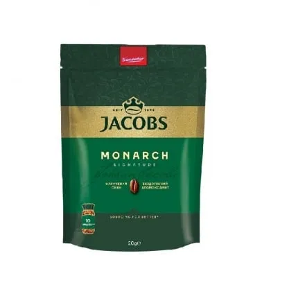 Кава 20г Jacobs Monarch розчина сублімована - Photo 1