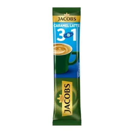 Напій кавовий 12,3г Jacobs Карамель латте (з в 1) - Photo 1