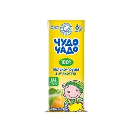 Сік 200 мл Чудо-Чадо яблучний-грушовий - Photo 1