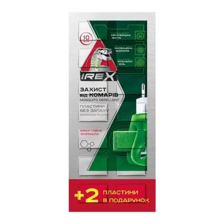 Пластини від комарів 10+2 шт IREX без запаху м/уп - Photo 1
