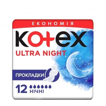 Прокладки 12 шт Kotex Ultra Night - Photo 1