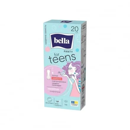 Прокладки щоденні 20 шт Bella for Teens Sensitive - Photo 1