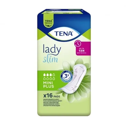Прокладки урологічні 16 шт Tena Lady Slim Mini Plus м/уп - Photo 1