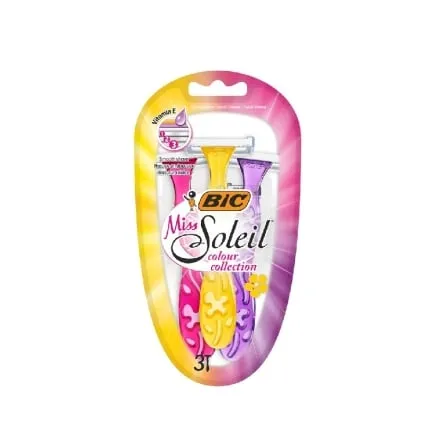Бритви одноразові 3 шт BIC Miss Soleil Colour Collection блістер - Photo 1