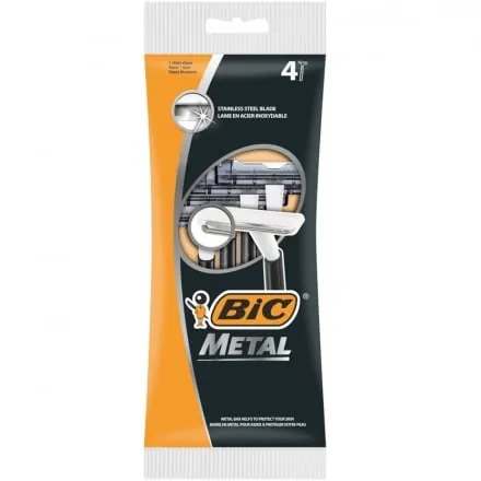 Бритви одноразові 4 шт Bic Metal м/уп - Photo 1