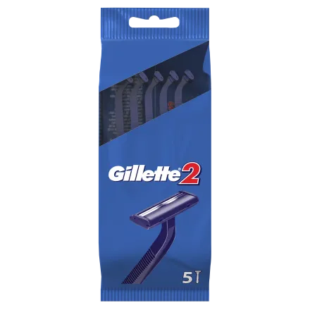 Бритви одноразові 5 шт Gillette-2 Для гоління - Photo 1