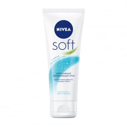 Крем 75 мл Nivea Soft інтенсивний зволожуючий для обличчя, рук і тіла - Фото 1