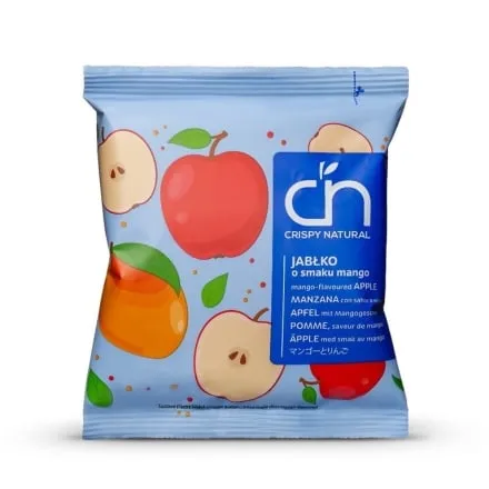 Чипси 18 г Crispy Natural яблучні зі смаком манго солодкі м/уп - Photo 1