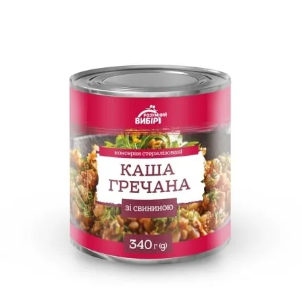Каша 340 г Розумний вибір гречана зі свининою - Photo 1