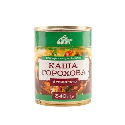 Каша 340 г Розумний вибір горохова зі свининою - Photo 1
