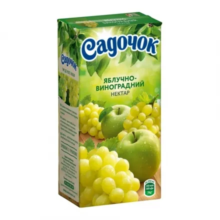 Нектар 0,5л Садочок Яблуко-Виноград - Photo 1