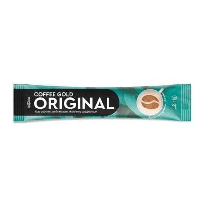 Кава 1,8 г Своя Лінія Coffee Gold ORIGINAL розчинна сублімована - Photo 1
