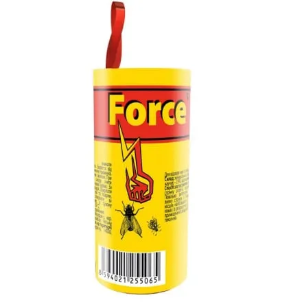 Липка стрічка від мух 1 шт Force к/уп - Photo 1