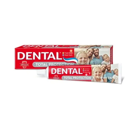 Паста зубна 100 мл Dental Dream TOTAL PROTECTION + WHITENING к/уп - Photo 1