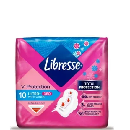 Прокладки гігієнічні 10 шт Libresse Ultra Normal soft deo м/уп - Photo 1