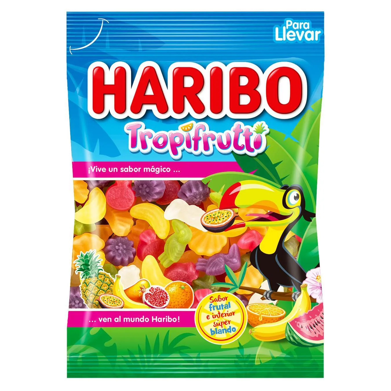 Цукерки жувальні Haribo Тропічні фрукти 100г - Фото 1