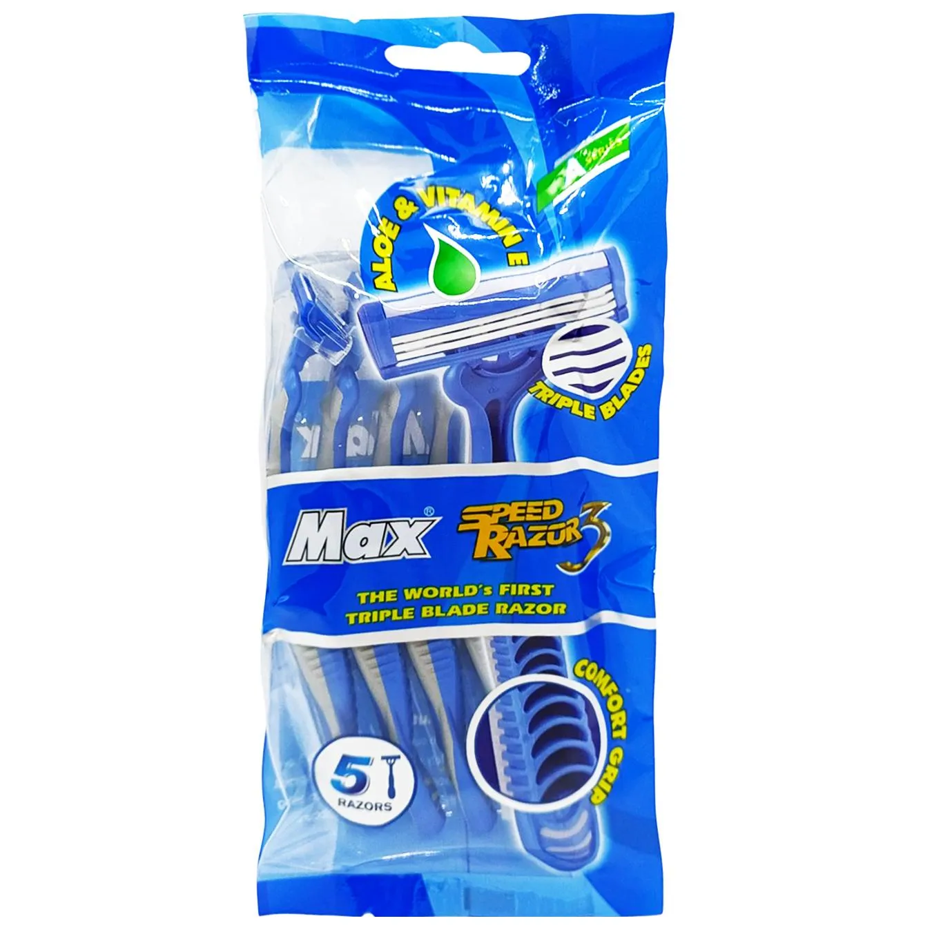Бритви Max Speed Razor 3 чоловічі 5шт - Фото 1