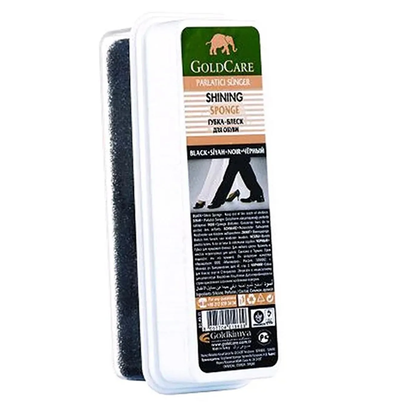 Губка для блиску взуття Gold Care чорн. И609 (Туреччина) - Фото 1