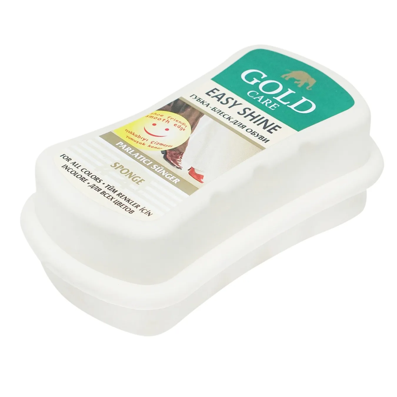Губка Gold Care нейтральна для надання блиску взуттю - Фото 1