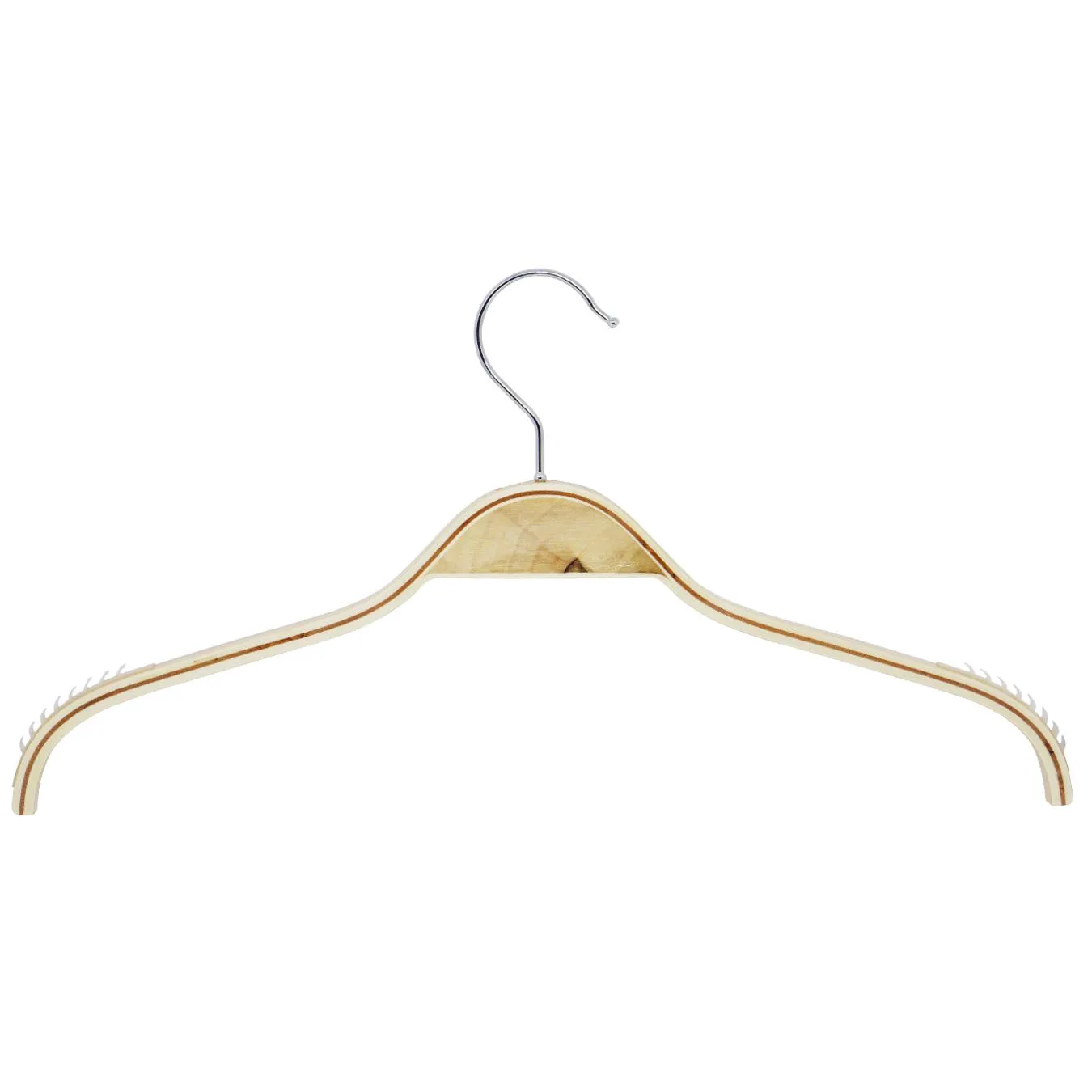 Вішалка деревʼяна без прищіпок 38см - Фото 1