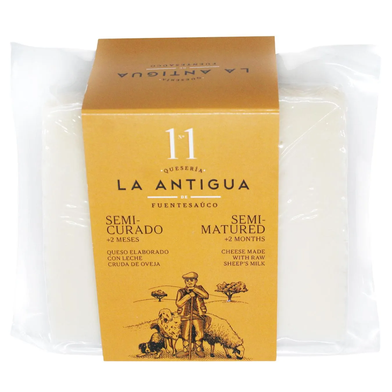 Сир La Antigua Semicurado з овечого молока напіввитриманий 250г - Фото 1