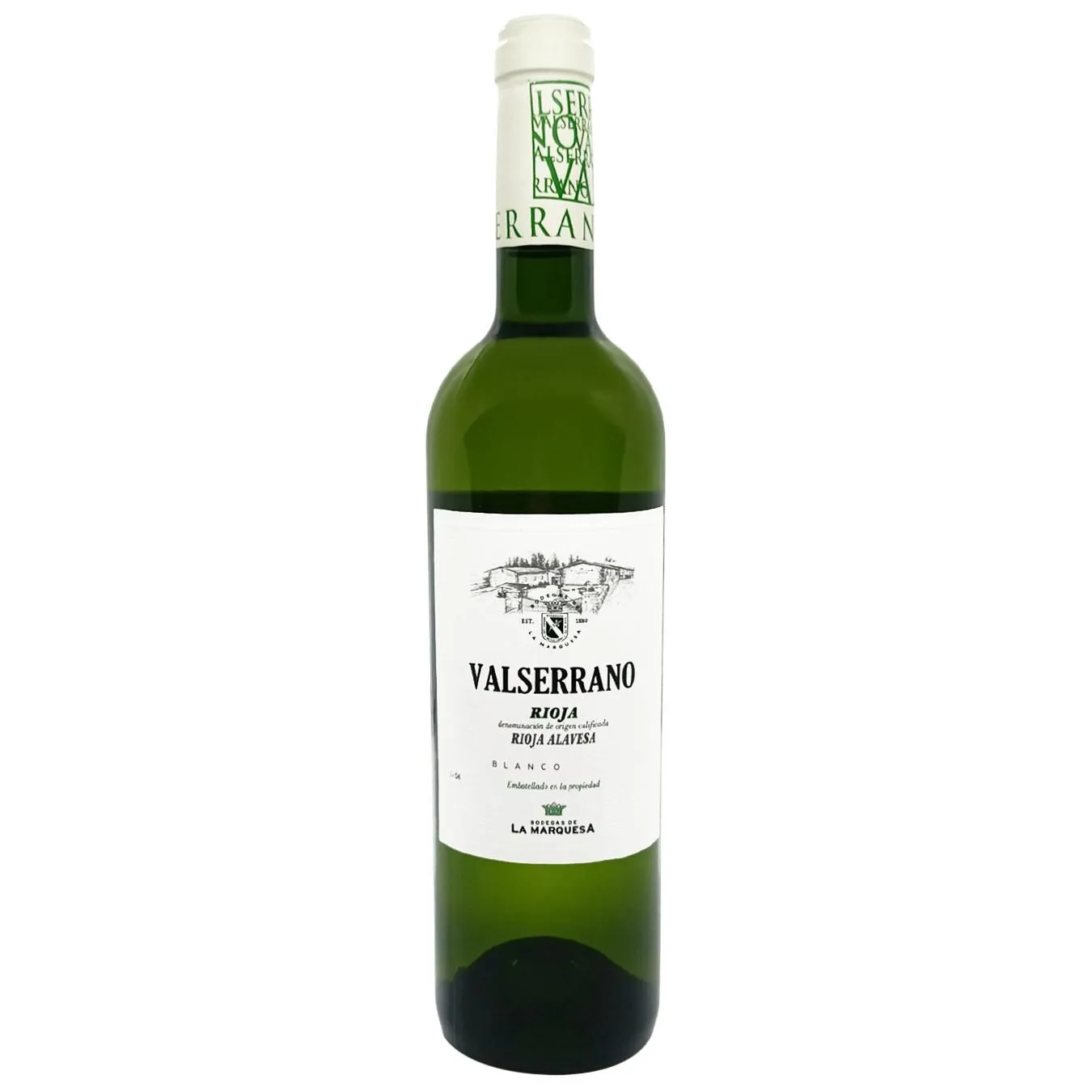 Вино Bodegas De La Marquesa Valserrano Blanco біле сухе 13,5% 0,75л - Фото 1