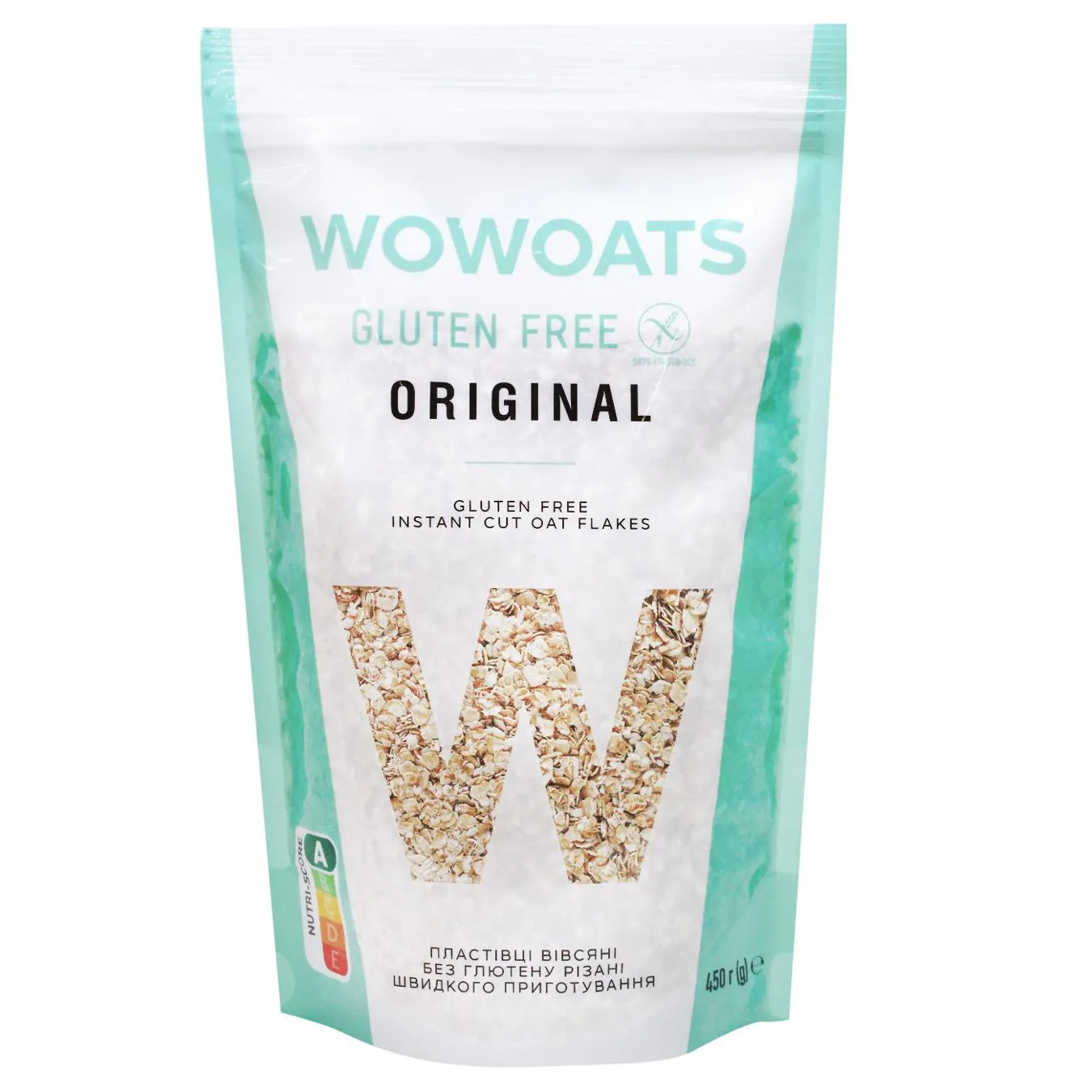 Пластівці вівсяні Добродія Wowoats Original різані без глютену 450г - Фото 3