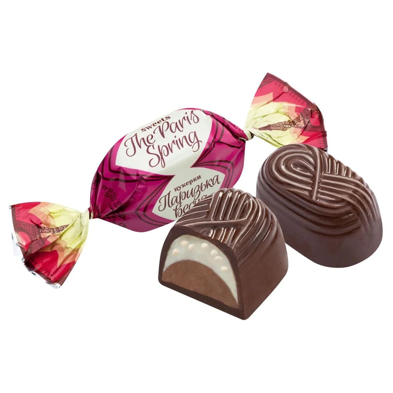 Цукерки Бісквіт-Шоколад паризька весна - Фото 1