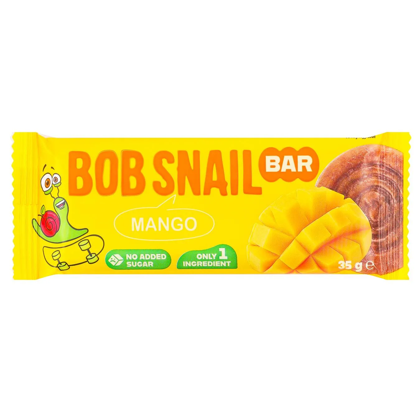 Батончик Bob Snail Манго фруктовий 35г - Фото 1