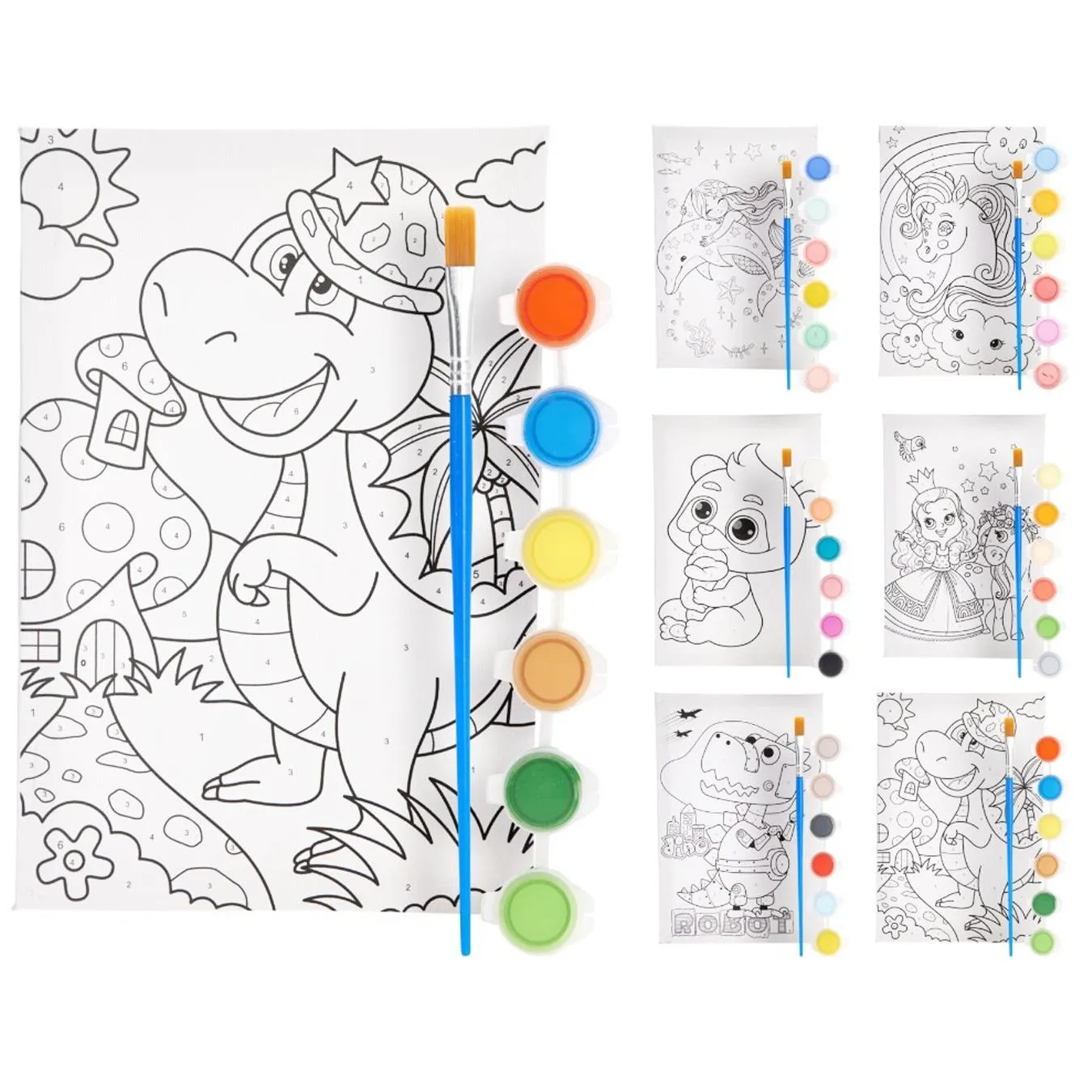 Картина по номерам в асортименті - Фото 1