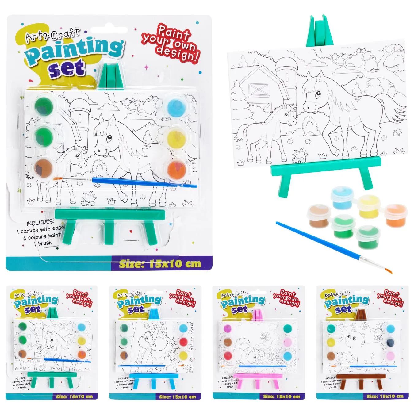 Набір для малювання 15х10см в асортименті - Фото 1