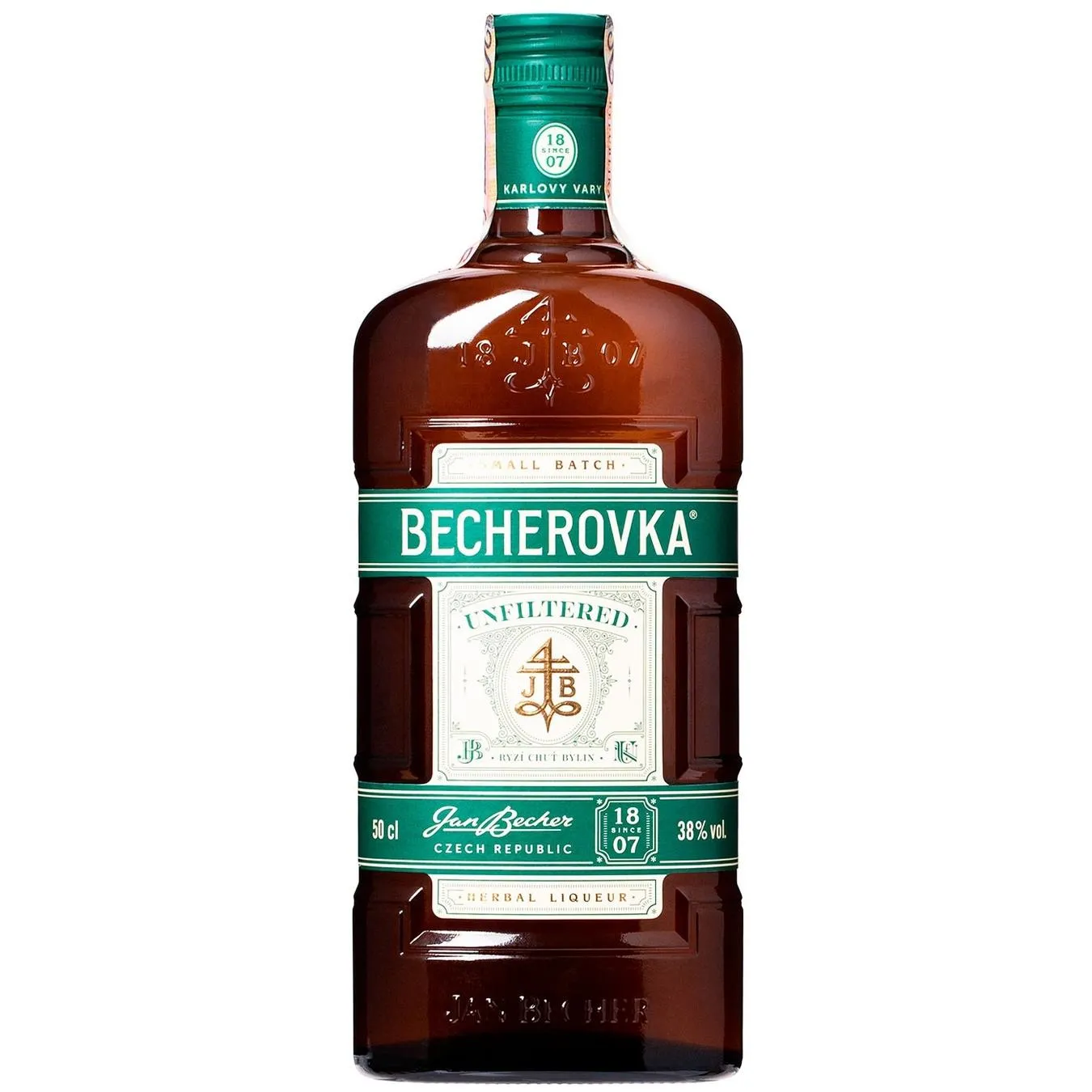 Лікер Becherovka Unfiletred 38% 0,5л - Фото 4