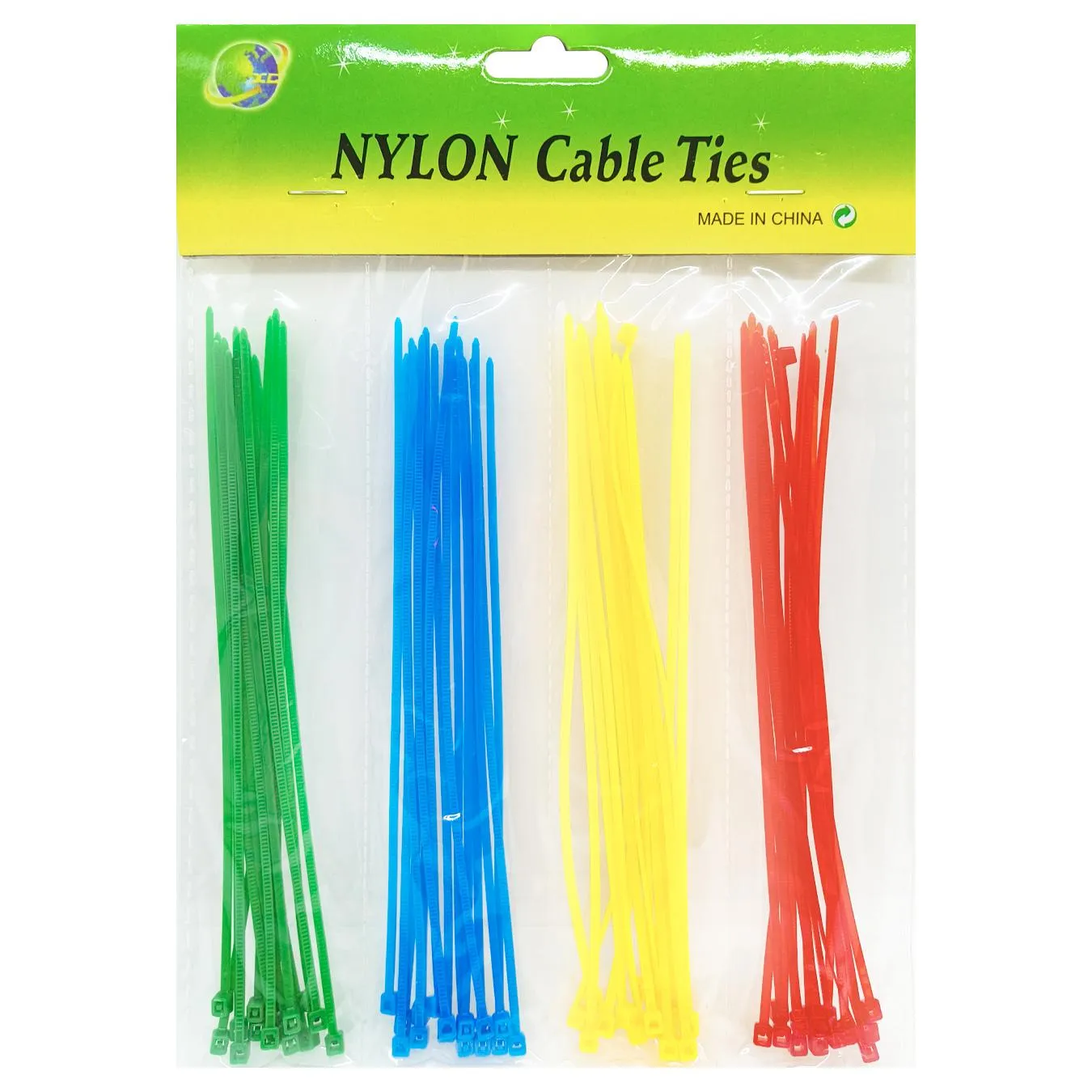 Набір хомутів колір мікс 1,9*150 - Фото 1