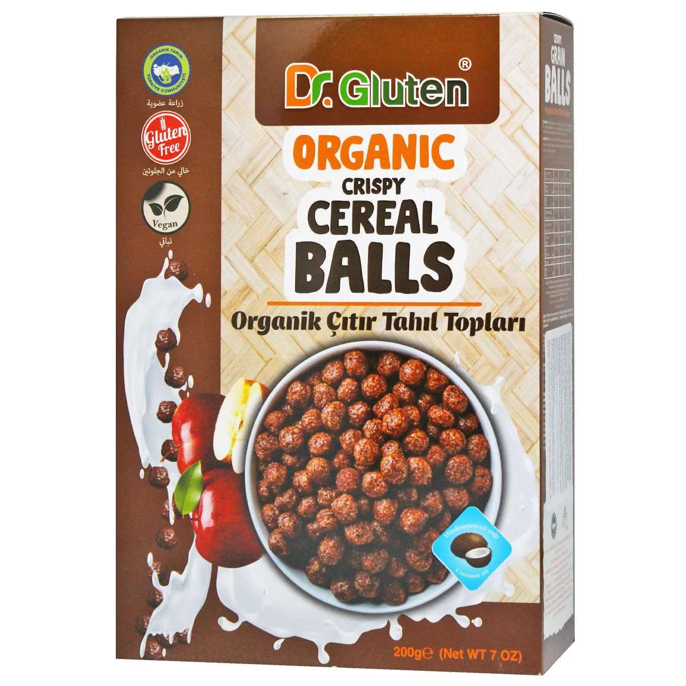 Сніданок сухий Dr.Gluten Пластівці органічні без глютену 200г - Фото 1