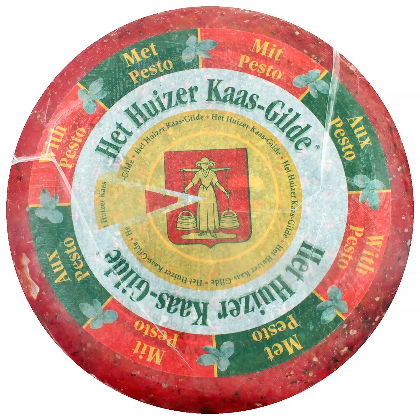 Сир Huizer Kaas Gilde Гауда з червоним песто 50% - Фото 1