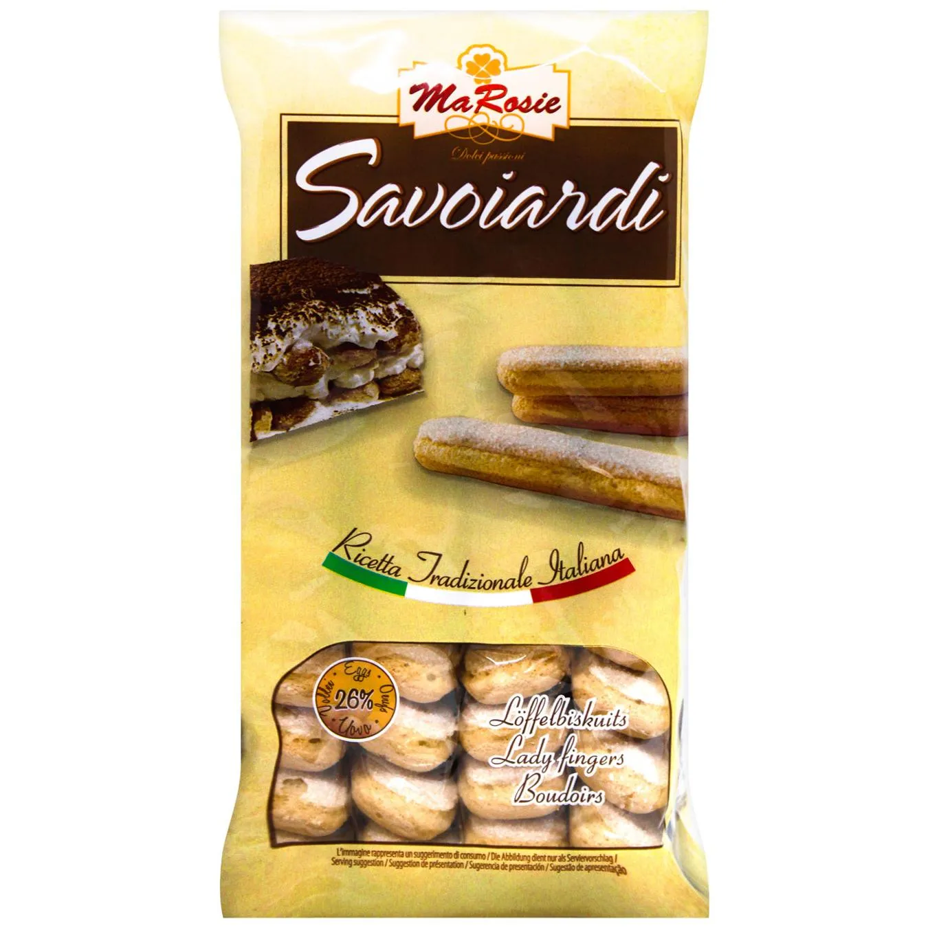 Печиво Ma Rosie Savoiardi тірамісу 400г - Фото 1