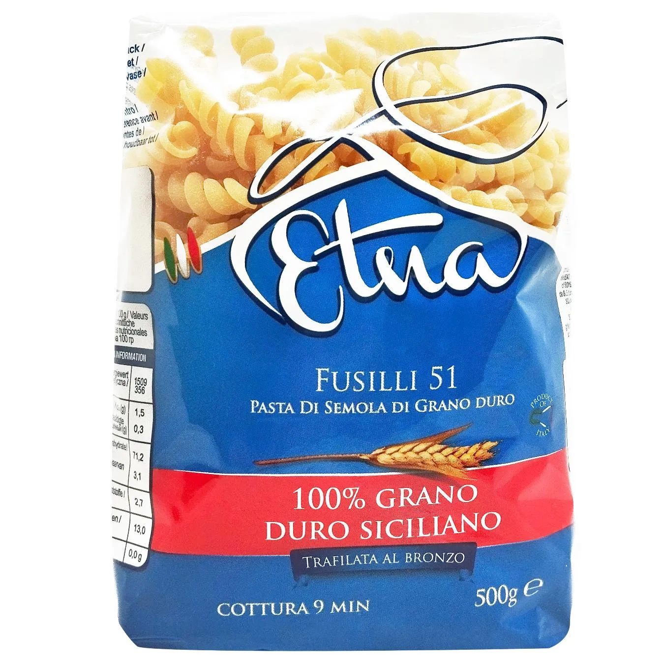 Макаронні вироби Etna №51 Фузіллі 500г - Фото 1
