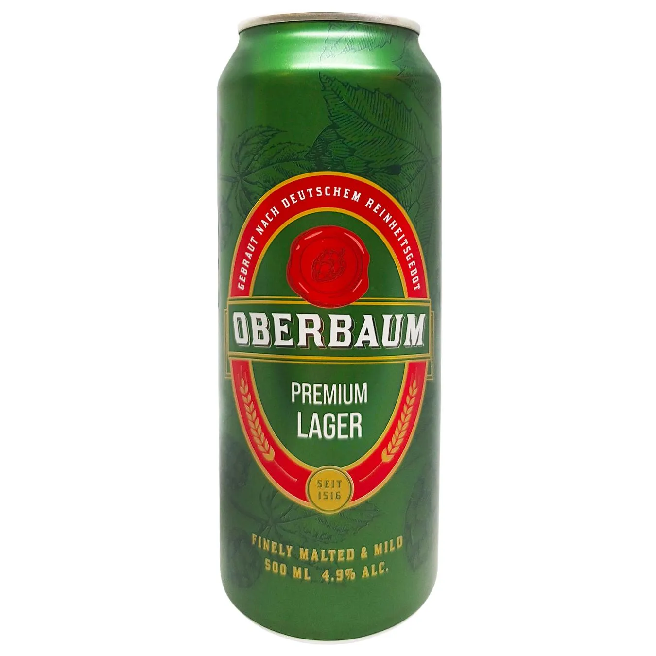 Пиво Oberbaum Lager 4,9% 0,5л - Фото 1