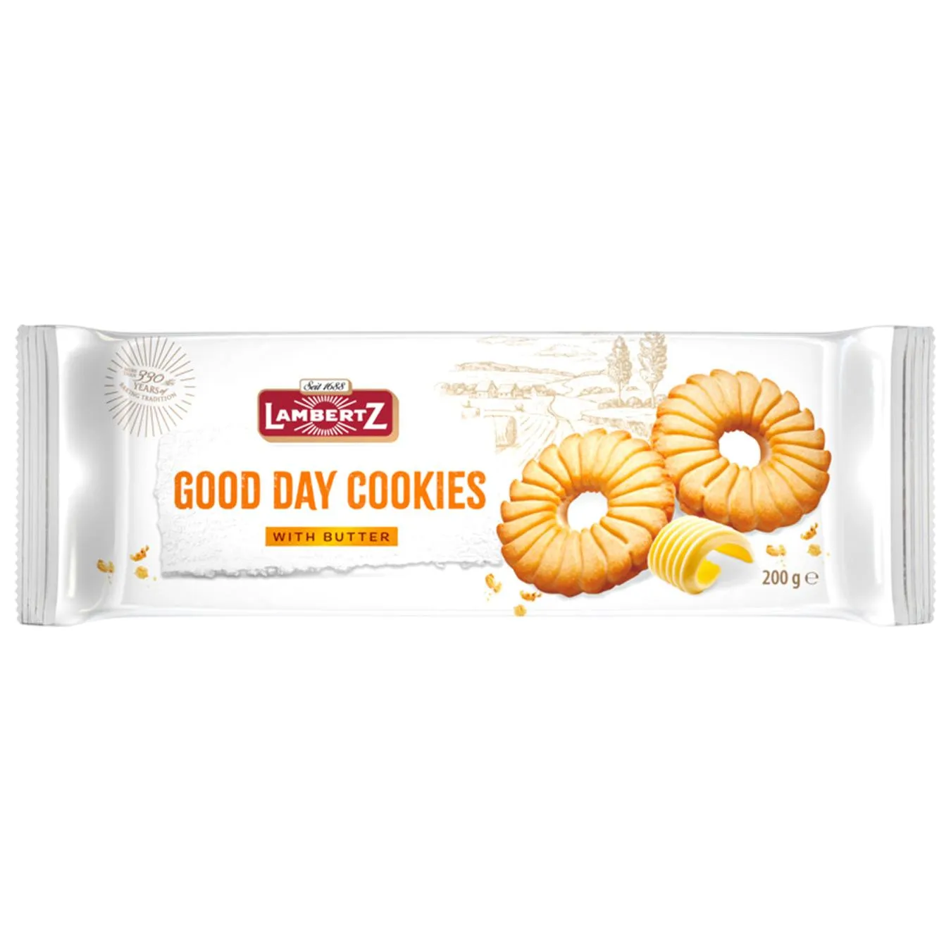 Печиво Lambertz пісочне у формі кілець 200г - Фото 1