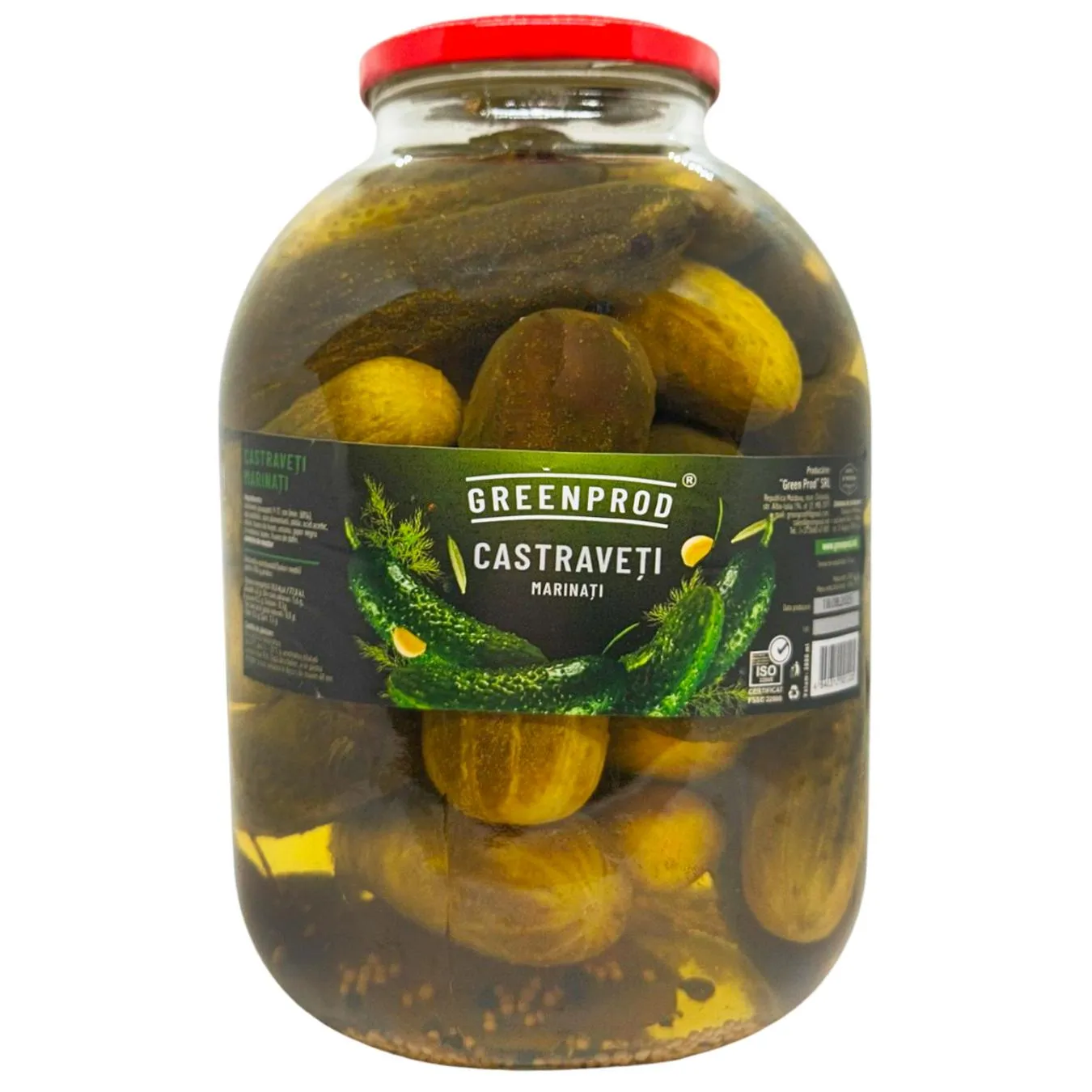 Огірки Green Prod мариновані 3кг - Фото 1