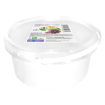 Маса сиркова Хуторок з родзинками 15% 400г - Photo 1