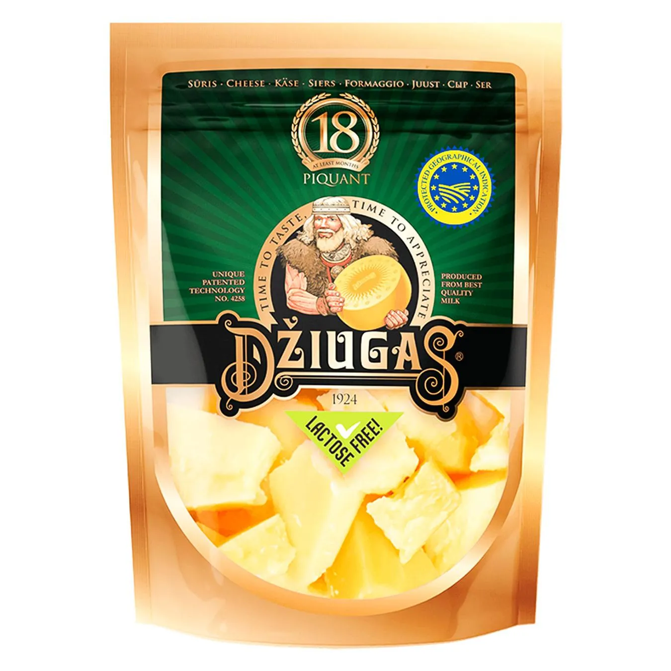 Сир Dziugas 12 місяців 40% 100г - Фото 3