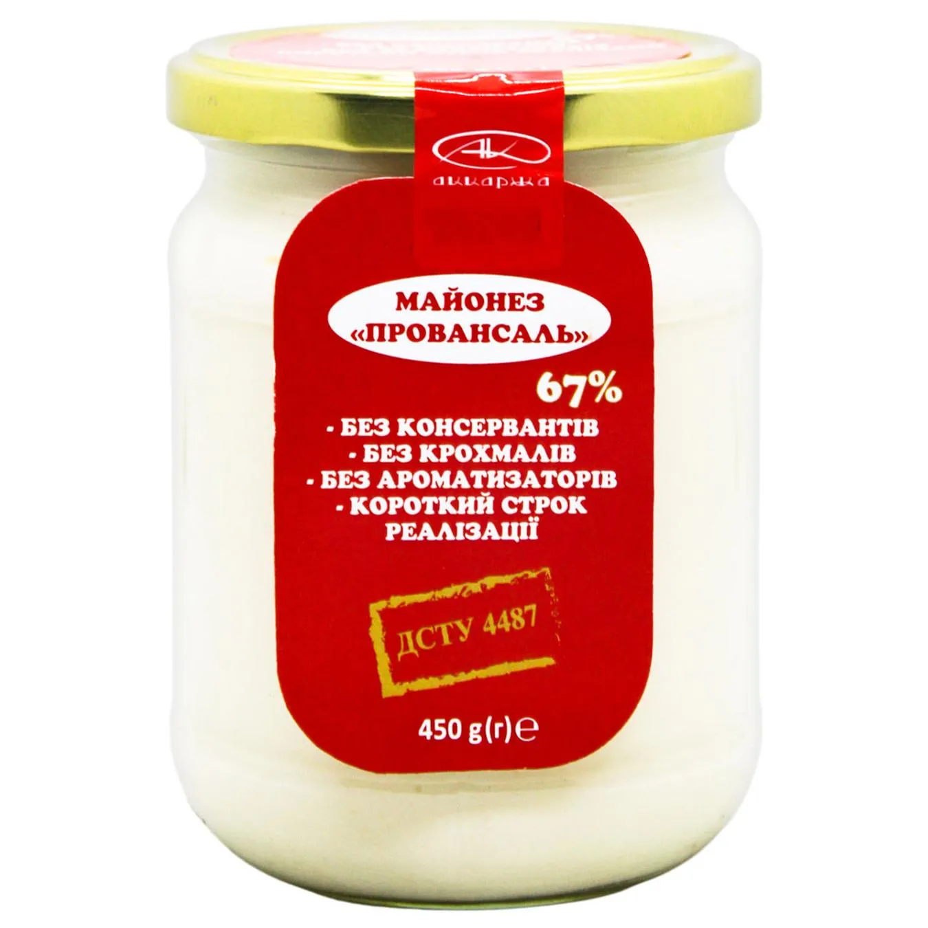 Майонез Провансаль  67% 450г - Фото 1