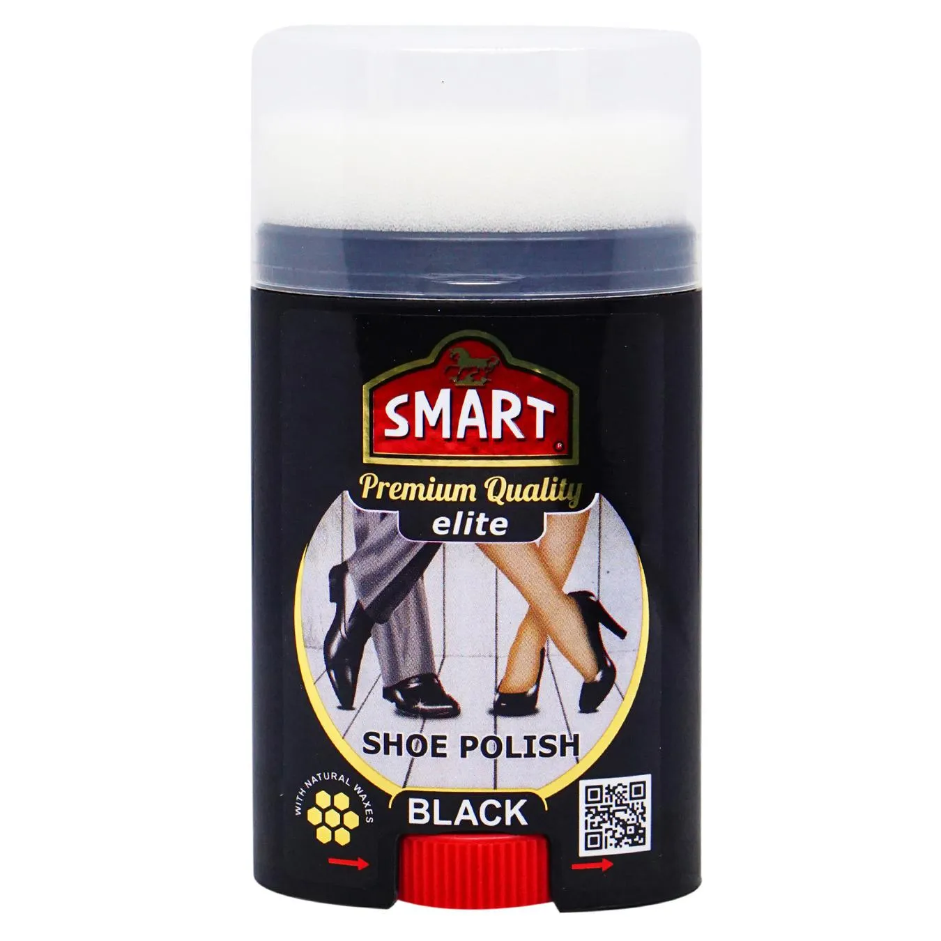 Крем-лак для взуття Smart Elite чорний 60мл - Фото 5