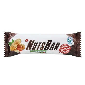 Батончик Healthy Meal низьковуглеводний з карамеллю та смаженими горіхами 40г - Фото 1